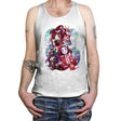 White Dragon Samurai - Tanktop Tanktop RIPT Apparel X-Small / White