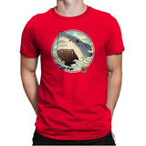 White Shark Attack! - Mens Premium T-Shirts RIPT Apparel Small / Red