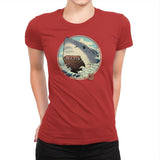 White Shark Attack! - Womens Premium T-Shirts RIPT Apparel Small / Red