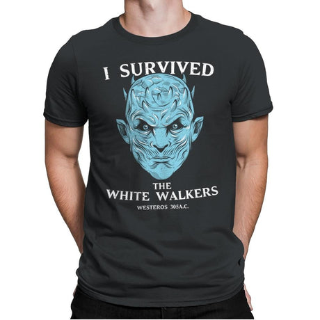 White Walker Survivor - Mens Premium T-Shirts RIPT Apparel Small / Heavy Metal