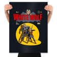 White Wolf - Prints Posters RIPT Apparel 18x24 / Black