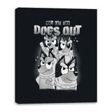 Who Let the Dogs Out - Canvas Wraps Canvas Wraps RIPT Apparel 16x20 / Black