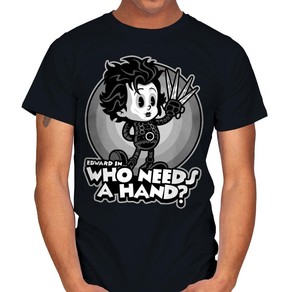 Who Needs A Hand? - Mens T-Shirts RIPT Apparel Small / Black