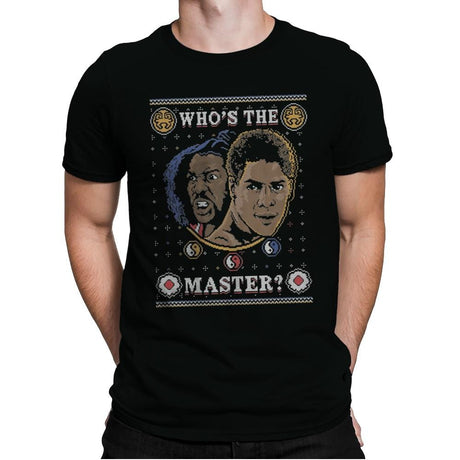 Who's The Master - Ugly Holiday - Mens Premium T-Shirts RIPT Apparel Small / Black