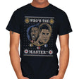 Who's The Master - Ugly Holiday - Mens T-Shirts RIPT Apparel Small / Black