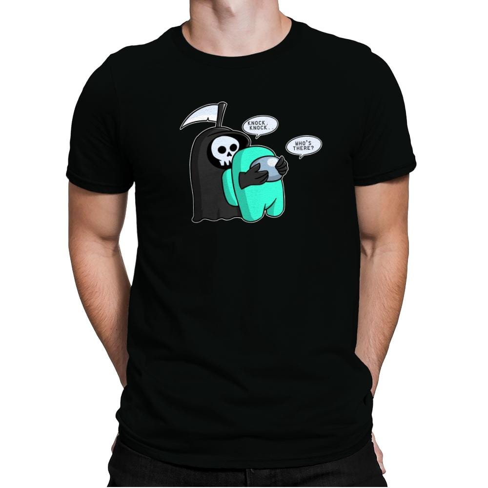 Who's There? - Mens Premium T-Shirts RIPT Apparel Small / Black
