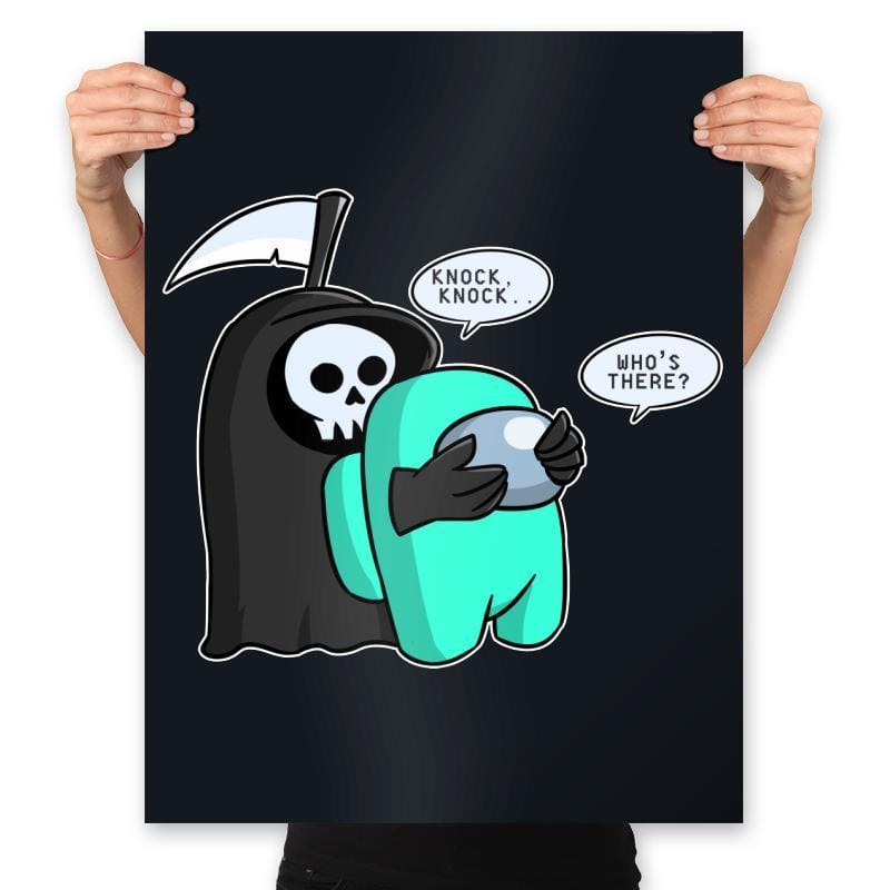 Who's There? - Prints Posters RIPT Apparel 18x24 / Black