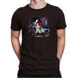 Who Would Win Exclusive - Anime History Lesson - Mens Premium T-Shirts RIPT Apparel Small / Dark Chocolate