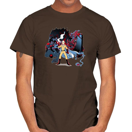 Who Would Win Exclusive - Anime History Lesson - Mens T-Shirts RIPT Apparel Small / Dark Chocolate