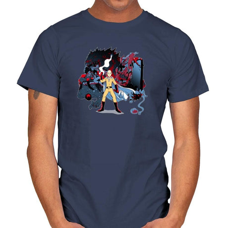 Who Would Win Exclusive - Anime History Lesson - Mens T-Shirts RIPT Apparel Small / Navy