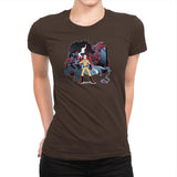 Who Would Win Exclusive - Anime History Lesson - Womens Premium T-Shirts RIPT Apparel Small / Dark Chocolate