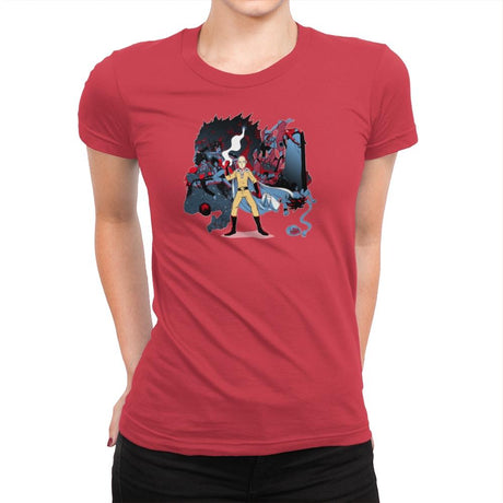 Who Would Win Exclusive - Anime History Lesson - Womens Premium T-Shirts RIPT Apparel Small / Red