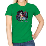 Who Would Win Exclusive - Anime History Lesson - Womens T-Shirts RIPT Apparel Small / Irish Green