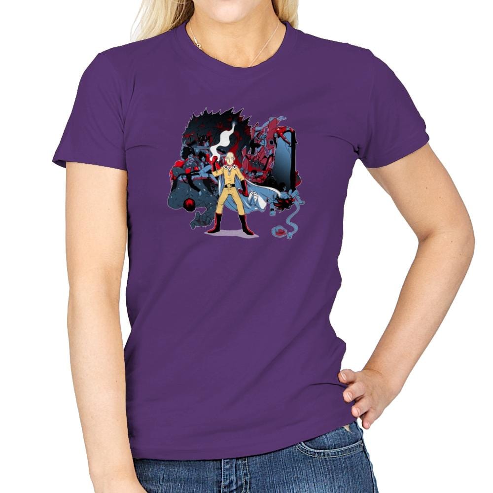 Who Would Win Exclusive - Anime History Lesson - Womens T-Shirts RIPT Apparel Small / Purple