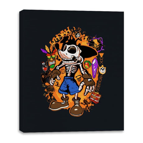 Whoah! - Canvas Wraps Canvas Wraps RIPT Apparel 16x20 / Black