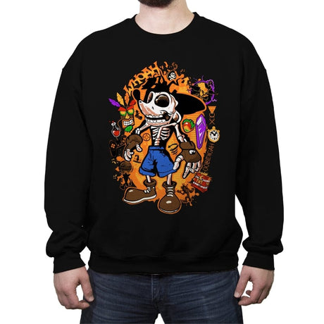 Whoah! - Crew Neck Sweatshirt Crew Neck Sweatshirt RIPT Apparel Small / Black