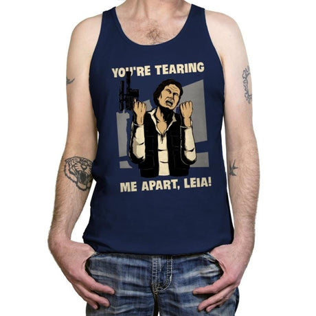 Why Leah, Why! - Tanktop Tanktop RIPT Apparel X-Small / Navy