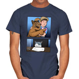 Why Lucky? - Mens T-Shirts RIPT Apparel Small / Navy