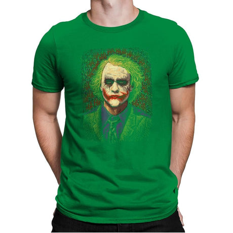 Why So Post Impressionist? - Pop Impressionism - Mens Premium T-Shirts RIPT Apparel Small / Kelly Green