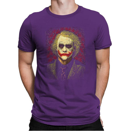 Why So Post Impressionist? - Pop Impressionism - Mens Premium T-Shirts RIPT Apparel Small / Purple Rush