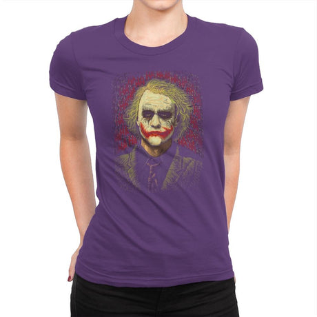 Why So Post Impressionist? - Pop Impressionism - Womens Premium T-Shirts RIPT Apparel Small / Purple Rush