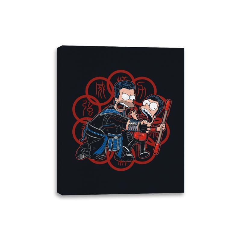 Why You Little Bus Boy - Canvas Wraps Canvas Wraps RIPT Apparel 8x10 / Black