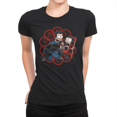 Why You Little Bus Boy - Womens Premium T-Shirts RIPT Apparel Small / Black