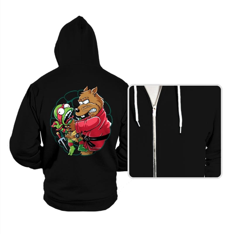 Why You Little Turtle Raph - Hoodies Hoodies RIPT Apparel Small / Black