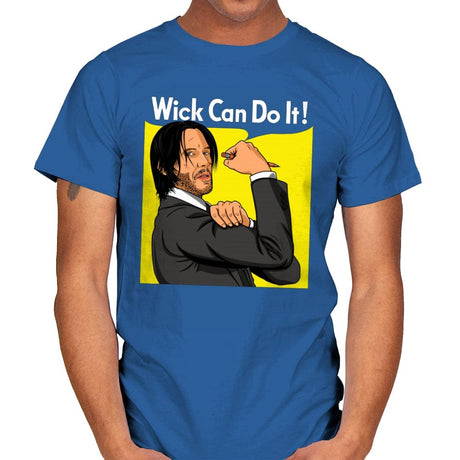 Wick Can Do It! - Mens T-Shirts RIPT Apparel Small / Royal