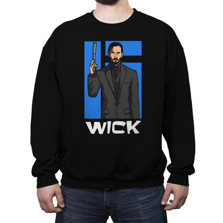 Wick - Crew Neck Sweatshirt Crew Neck Sweatshirt RIPT Apparel Small / Black