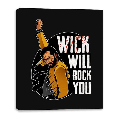 Wick Will Rock You - Canvas Wraps Canvas Wraps RIPT Apparel
