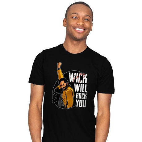 Wick Will Rock You - Mens T-Shirts RIPT Apparel
