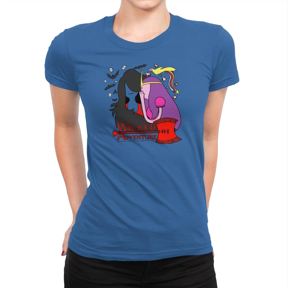 Wicked Adventure Exclusive - Womens Premium T-Shirts RIPT Apparel Small / Royal