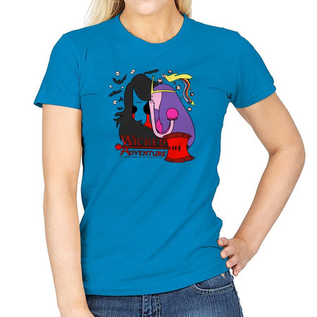Wicked Adventure Exclusive - Womens T-Shirts RIPT Apparel Small / Sapphire