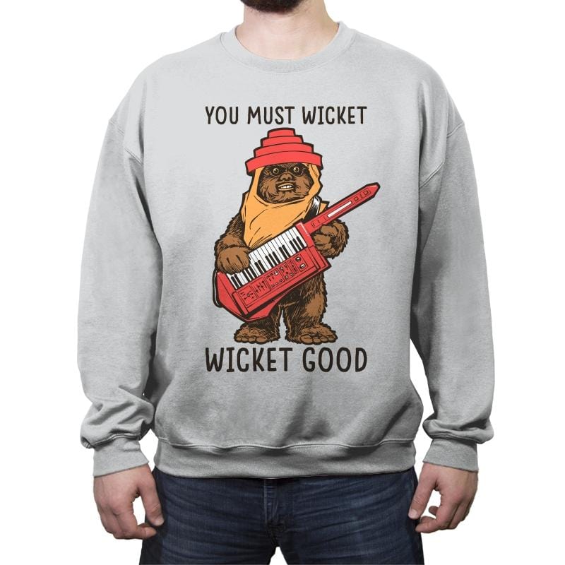 Wicket Good - Crew Neck Sweatshirt Crew Neck Sweatshirt RIPT Apparel Small / Sport Gray