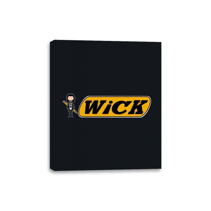 Wicks Pencil - Best Seller - Canvas Wraps Canvas Wraps RIPT Apparel 8x10 / Black
