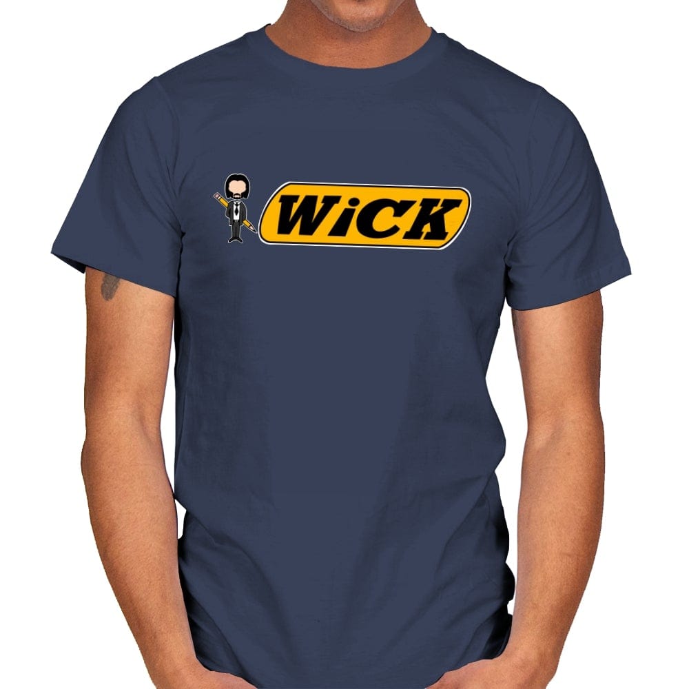 Wicks Pencil - Best Seller - Mens T-Shirts RIPT Apparel Small / Navy