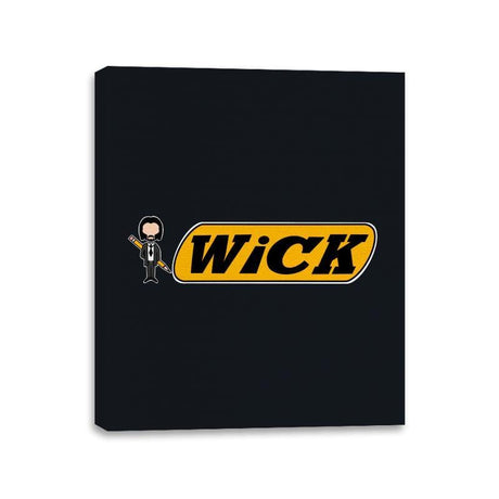 Wicks Pencil  - Canvas Wraps Canvas Wraps RIPT Apparel 11x14 / Black