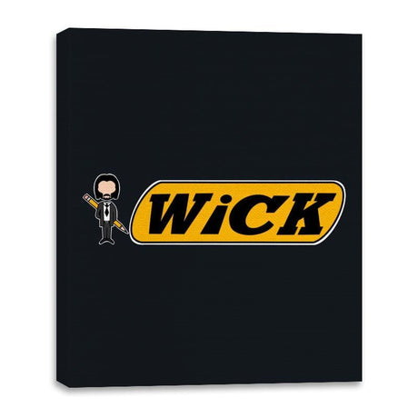 Wicks Pencil  - Canvas Wraps Canvas Wraps RIPT Apparel 16x20 / Black