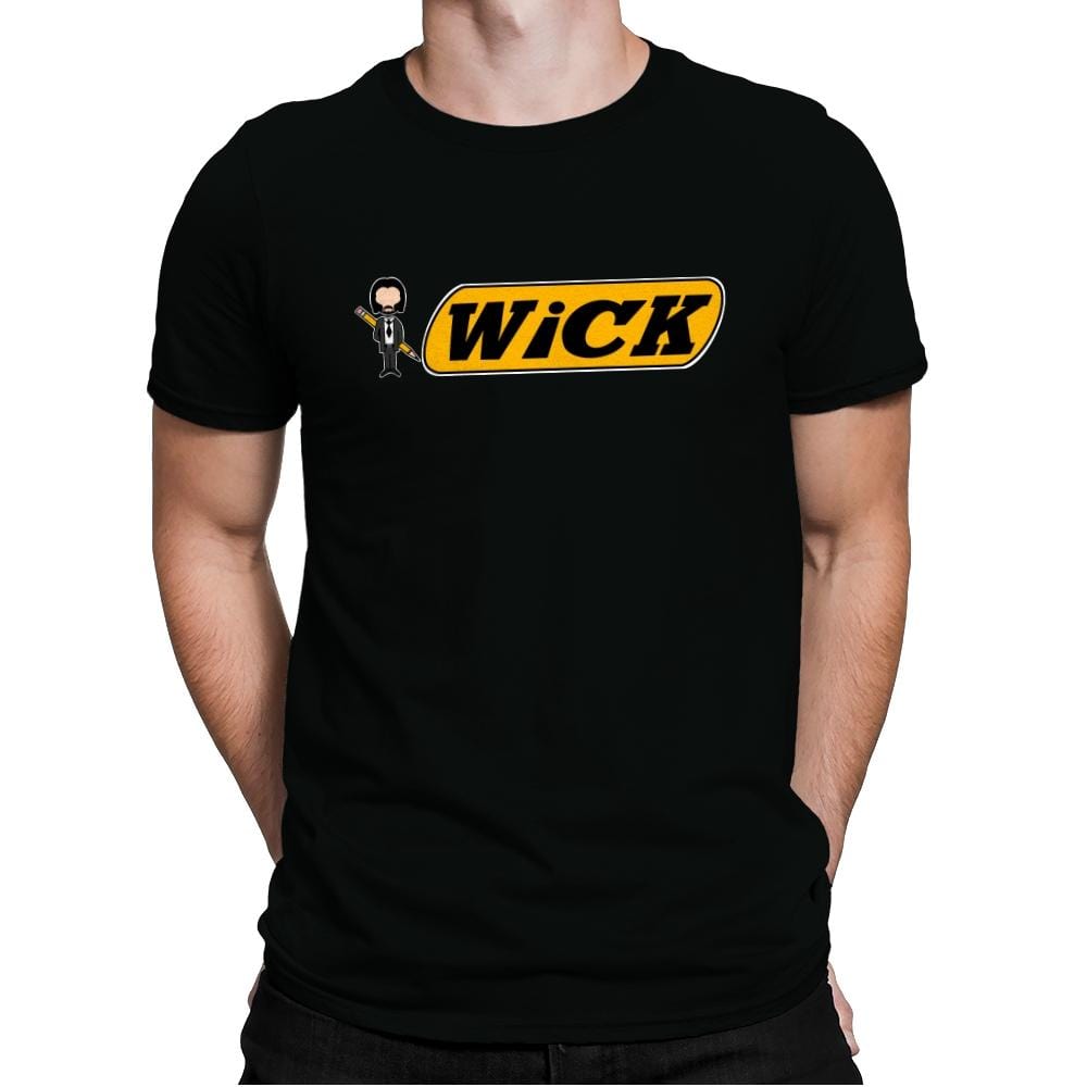 Wicks Pencil  - Mens Premium T-Shirts RIPT Apparel Small / Black