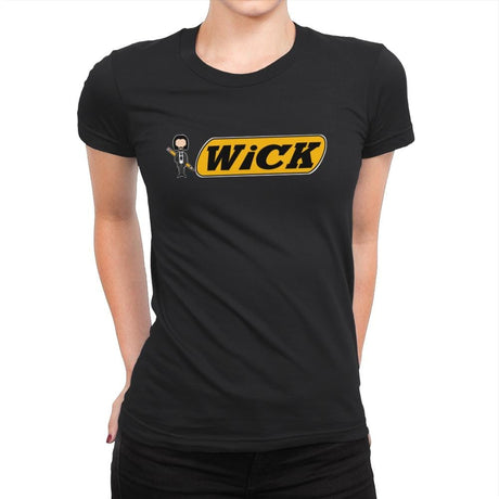 Wicks Pencil  - Womens Premium T-Shirts RIPT Apparel Small / Black