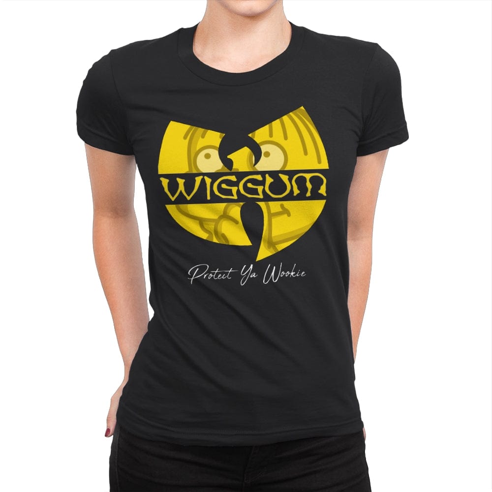 Wiggum Clan - Womens Premium T-Shirts RIPT Apparel Small / Black