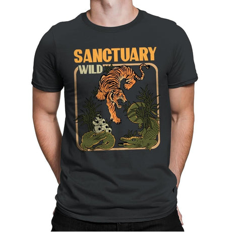 Wild Sanctuary - Mens Premium T-Shirts RIPT Apparel Small / Heavy Metal