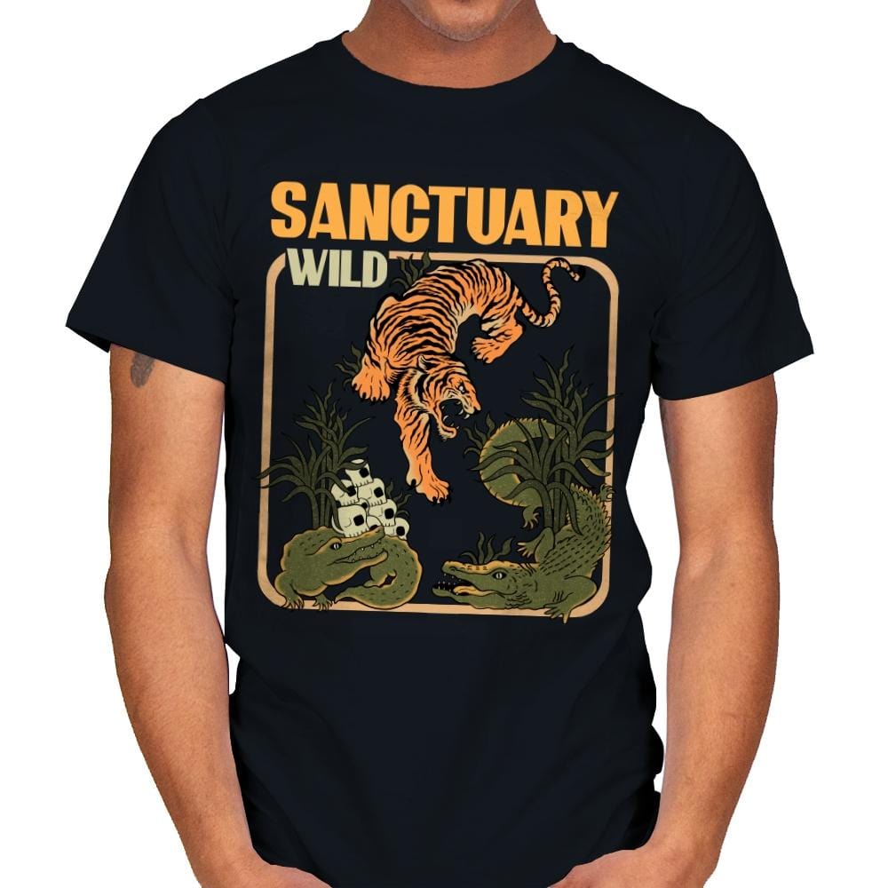 Wild Sanctuary - Mens T-Shirts RIPT Apparel Small / Black