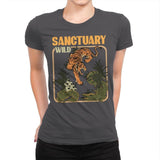 Wild Sanctuary - Womens Premium T-Shirts RIPT Apparel Small / Heavy Metal