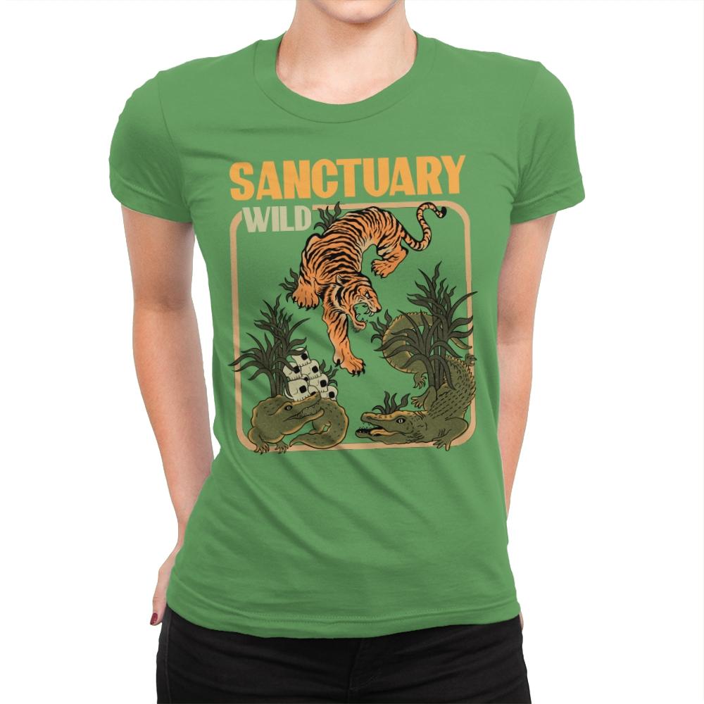 Wild Sanctuary - Womens Premium T-Shirts RIPT Apparel Small / Kelly