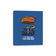 Wile is too Old - Canvas Wraps Canvas Wraps RIPT Apparel 8x10 / Royal
