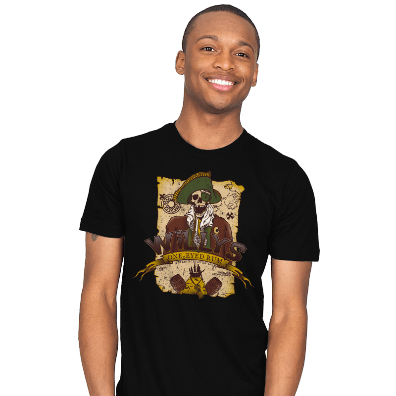 Willy's One-Eyed Rum - Mens T-Shirts RIPT Apparel