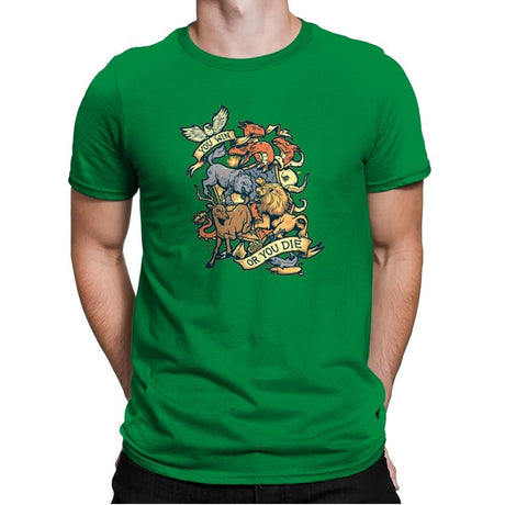 Win or Die - Game of Shirts - Mens Premium T-Shirts RIPT Apparel Small / Kelly Green