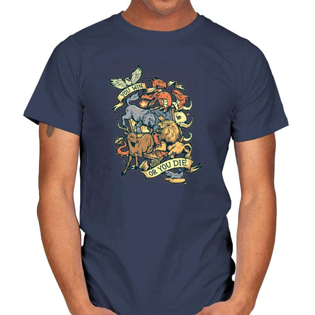 Win or Die - Game of Shirts - Mens T-Shirts RIPT Apparel Small / Navy